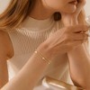 Turandoss 2PCS Gold Bracelet for Women Girls - Dainty 18K Gold Chain Bracelet Stack for Kids, Layered Bracelet Set, Christmas Gifts for Girls, 6+2In - 4 of 4