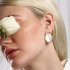 SOHI Women's Opal White The Diana Stud Earrings - 4 of 4