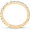 Pompeii3 1ct Diamond Eternity Ring 14K Yellow Gold - 2 of 4