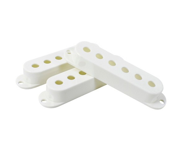 Mojotone Strat Pickup Covers White