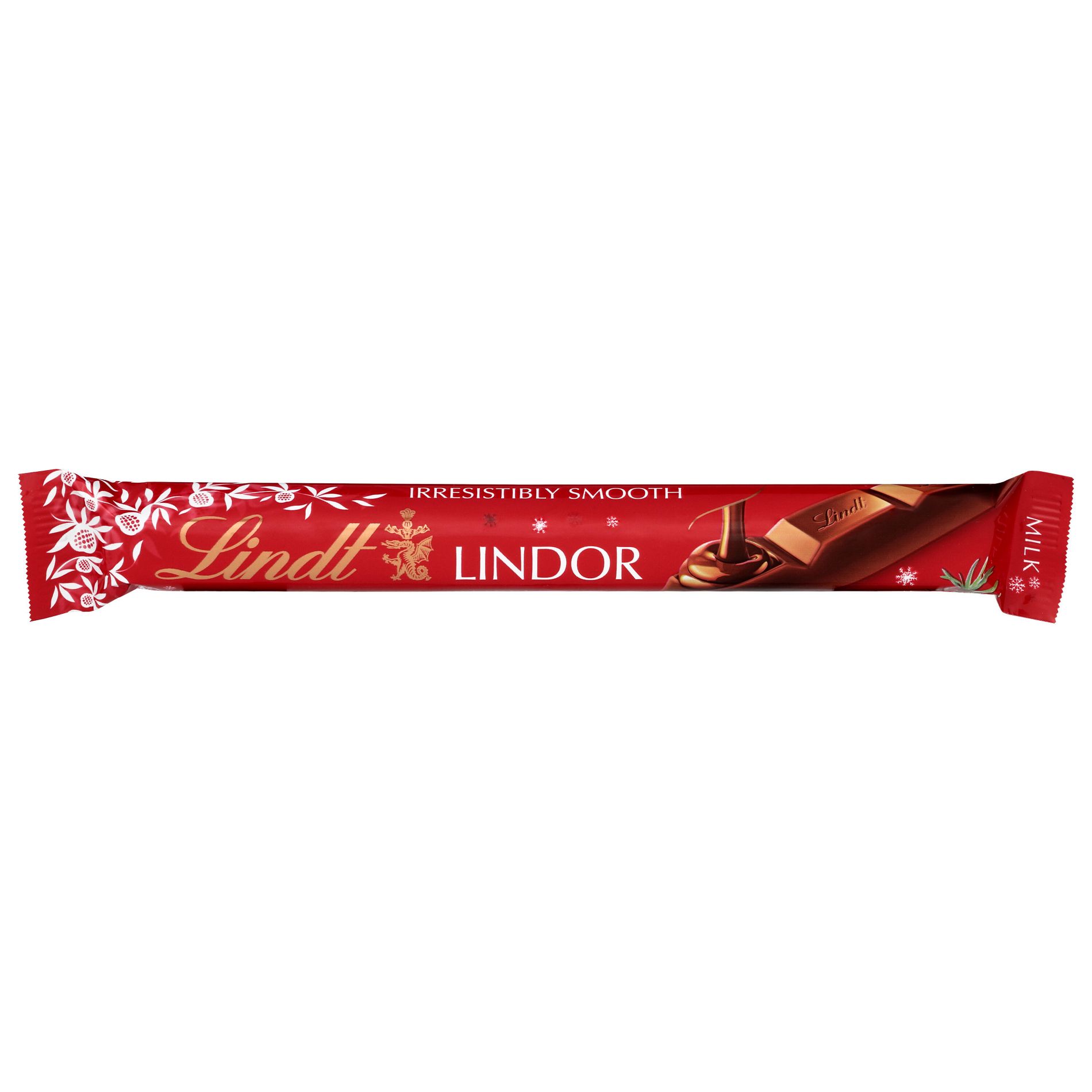 Lindt LINDOR Christmas Milk Chocolate Candy Truffle Stick - 1.3 oz