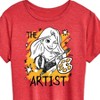 Women's - Disney - Rapunzel The Artist Short Sleeve Graphic T-Shirt - 2 of 4