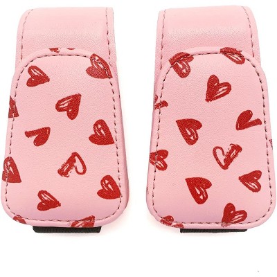 TruAIR Pink Magnetic Sunglasses Visor Holder (2-Pack)
