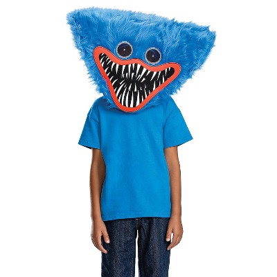 Disguise Poppy's Playhouse Huggy Wuggy Plush Costume Mask - Blue : Target