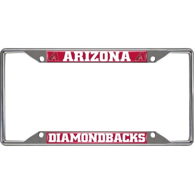 MLB Arizona Diamondbacks Stainless Steel License Plate Frame