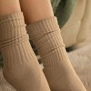 Khaki Slouch Socks the Sock Panda (Women's Sizes, Adult Medium) - Midweight - 2 of 3