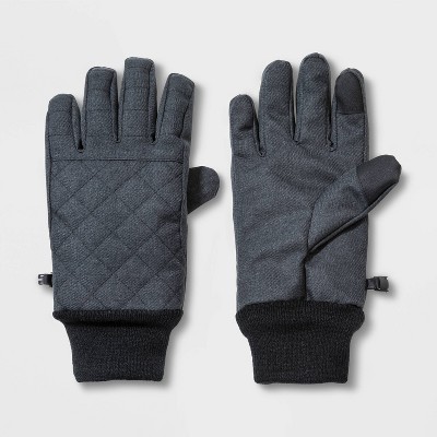 mens quilted gloves