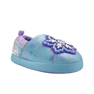 Toddler Girls' Frozen Light-Up Slippers - Blue - 1 of 4