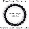 Healing Crystal Bracelet for Women Men, 8mm Natural Stone Beaded Bracelets - 3 of 4