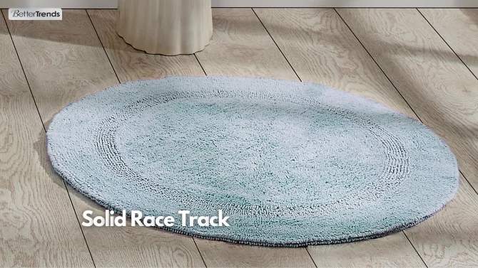 Lux Collection Bath Rug - Better Trends, 2 of 9, play video