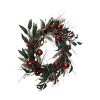 Transpac Natural Fiber 24 in. Multicolor Christmas Lush Wreath - 2 of 4