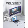 HUANUO Single Monitor Mount, 13-32 Inch Gas Spring Arm, Adjustable VESA Stand with Clamp & Grommet Base, Supports 4.4-19.8lbs Monitors - 3 of 4