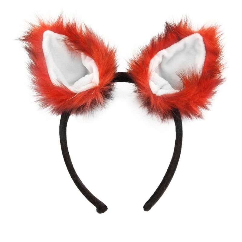 HalloweenCostumes.com   Women  Fox Ears and Tail Set, Orange, 1 of 3