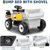 12V Ride On Dump Truck for Kids, with Remote Control, Construction Vehicles with Dump Bed & Shovel, Music, Headlights - 4 of 4