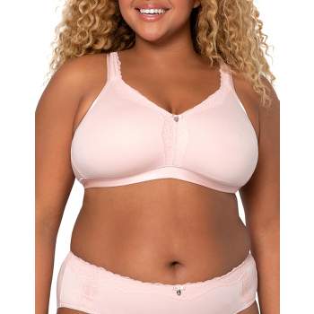 Curvy Couture Full Figure Cotton Luxe Unlined Wire Free Bra Natural 38h :  Target