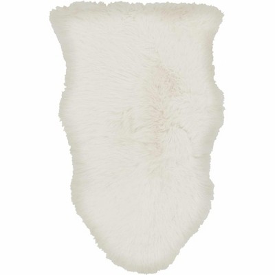 Hauteloom Premium White Soft Sheepskin Rug