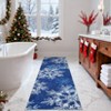 COZONY Washable Christmas Area Rug, Soft Non-Shedding Indoor Carpet with Snow Print, Foldable Low Pile Floor Mat for Living Room, Bedroom, Decor - 4 of 4