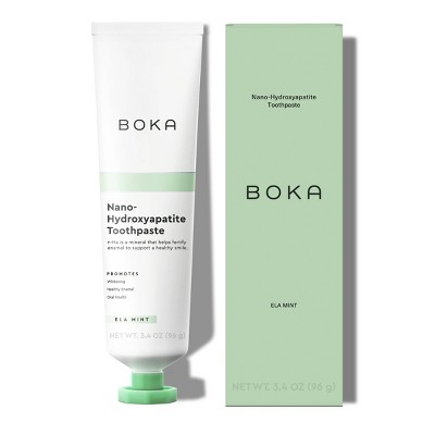 Boka Ela Mint- Fluoride Free- Nano Hydroxyapatite Toothpaste - 3.4oz