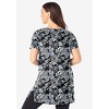 Roaman's Women's Plus Size Short-Sleeve V Neck Ultimate Tunic - 3 of 4