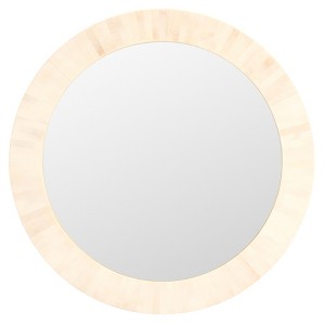 Sabi Mirror - 29.2" x 29.2" - MRR1501 - Antique Ivory/Faux Bone - Safavieh - 1 of 4