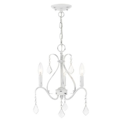 Livex Lighting Caterina 3 - Light Chandelier in  Antique White
