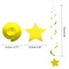 Unique Bargains Stars Hanging Party Decoration Foil Fringe Backdrop Curtains 20 Pcs - 2 of 4