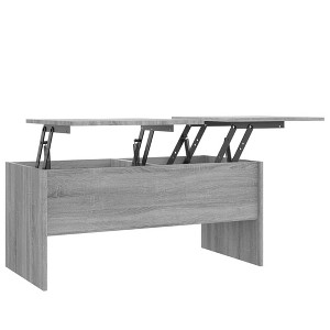 vidaXL Coffee Table Gray Sonoma 40.2"x19.9"x18.3" Engineered Wood - 1 of 4
