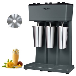 VEVOR Milkshake Maker, 375W x 3 Electric Milkshake Machine, Triple Heads Drink Mixer Blender Machine, 3-Speed Milkshake Mixer - 1 of 4