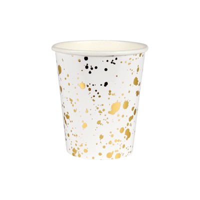 Meri Meri Gold Splatter Cups