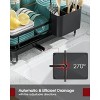 LunaLulinlk Dish Drying Rack X-Large Stainless Steel Dish Rack for Kitchen Counter, 2-Tier Kitchen Storage, Black - 4 of 4