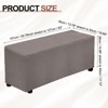 Unique Bargains Living Room Twill Stretch Protective Rectangle Silpcover - 2 of 4