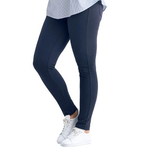 ellos Plus Size Skinny Knit Pants - 1 of 4