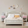 LIVAREEmlen 26.77''H Wooden Nightstand with One Drawer One Shelf for Kids, Adults, Pink - 2 of 4