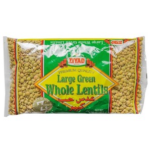 Ziyad Large Green Whole Lentils - 6 pack, 16 oz - 1 of 2