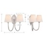 Crystorama Lighting Juno 2 - Light Sconce in  Polished Nickel - 4 of 4