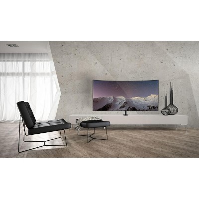 Swivel Secure Heavy-Duty Steel TV Stand for 32"-55" Screens, Black