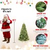 Pre-Lit Christmas Tree with Warm White UL Lights and Lifelike Pine Branches, Green Christmas Tree for Home Holiday Decoration–The Pop Home - 4 of 4