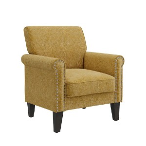 HL Home,Jean Rolled Arm Chair with Nailheads - 1 of 4