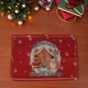 Unique Bargains Christmas Place Mats Flax Red White Green Black 11.8"x17.7" 2Pcs - 2 of 4