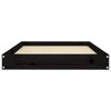 VidaXL Dog Bed Black 36 in.x25.2 in.x3.5 in. Solid Wood Pine - 4 of 4