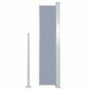 vidaXL Retractable Side Awning 55.1"x118.1" Gray - 4 of 4