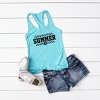 Simply Sage Market Women's Checkered Summer Varsity Racerback Tank - 3 of 4