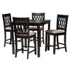 Baxton Studio Florencia Modern Fabric and Wood Pub Set - 2 of 4