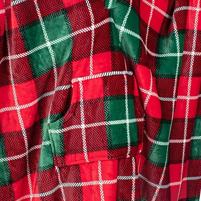plaid red