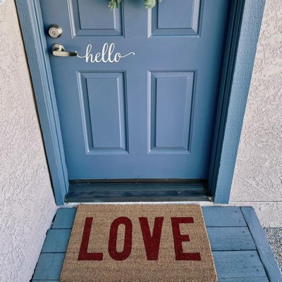 Home with the Heart Typography Doormat 1'6x2'6 - Room Essentials™