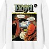 Pink Floyd Comic Crew Neck Long Sleeve Men's White Sweatshirt - 2 of 3