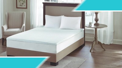 3 Cooling Gel Memory Foam Mattress Topper With Cool Touch Antimicrobial  Cover - Nüe By Novaform : Target