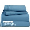Clara Clark Bed Sheets, Premier 1800 Series 4 Piece Bed Sheet Set, Deep Pocket Luxury Soft Bedding Sheets & Pillowcases - 2 of 4