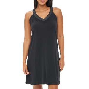 ADR Women's Soft Knit Sleeveless Night Shirt Nightgown Pajama Top V Neck Racerback - 1 of 4