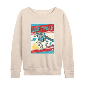 Women's - Disney - Toy Story 4 Lightweight French Terry Wide Neck Long Sleeve Shirt - 1 of 4